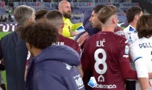 拉齐奥主场1-1平都灵&amp;跌至意甲积分榜第七，赛后双方球员发生冲突